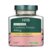 Holland & Barrett High Strength Cranberry Extract 400mg 90 Tablets